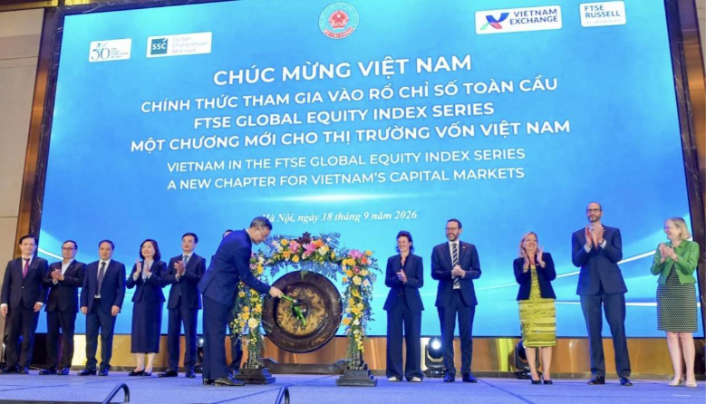 Chứng khoán Việt Nam bước vào nhóm thị trường mới nổi thứ cấp